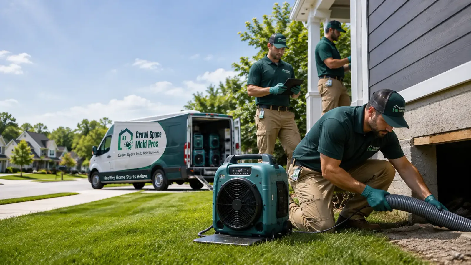 Crawl Space Mold Removal in Pickerington, OH